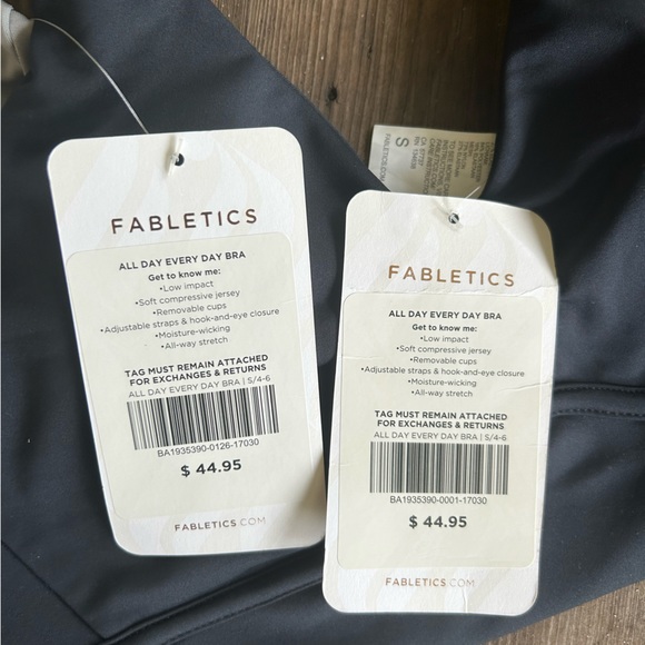Fabletics Work Out Bra Tops - Picture 2 of 2